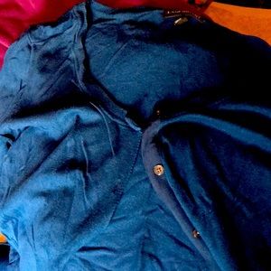 Rich blue cardigan